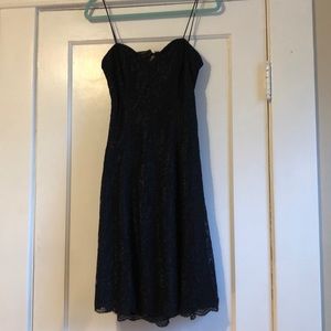Black lace cocktail dress size 8